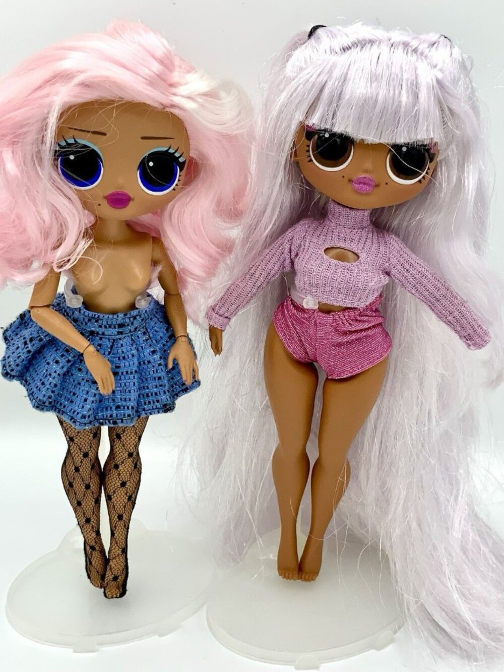 LOL Surprise OMG Doll Lot Of 2 Uptown Girl Kitty K Fashion Dolls W/ Outfits MGA